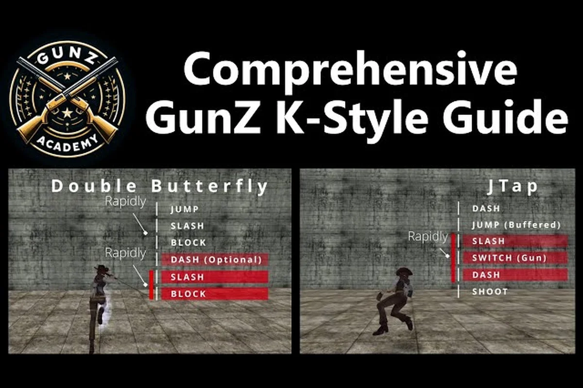 GunZ: The Duel K-Style: Wallrun Dash Cancel Training